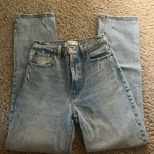 abercrombie 90s high rise jeans